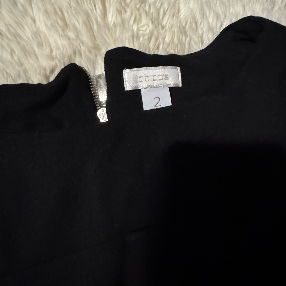 B Women's chicos black neutral dress - Picture 2 of 5